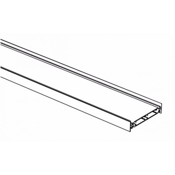 metal system perfil horizontal en aluminio